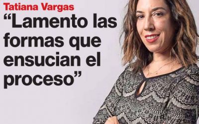 [La Segunda] Tatiana Vargas «Lamento las formas que ensucian el proceso»